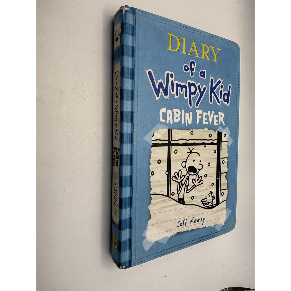 DIARY OF A WIMPY KID CABIN FEVER JEFF KINNEY AMULET BOOKS BLUE HARDCOVER KIDS - Picture 2 of 4